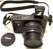 Фотоаппарат Nikon 1 J2 j,  обьектив 10-30mm 